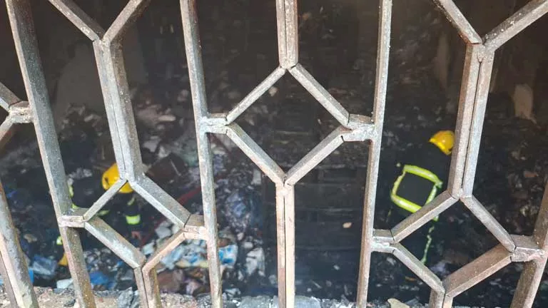 حريق بمخزن مستشفى عين شمس العام