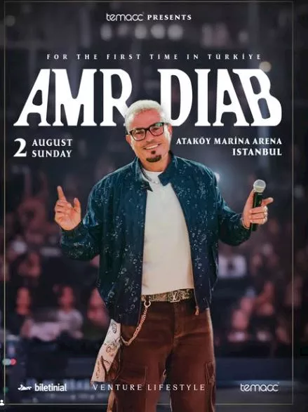 حفل عمرو دياب في تركيا