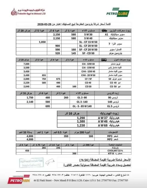 زيوت بترومين