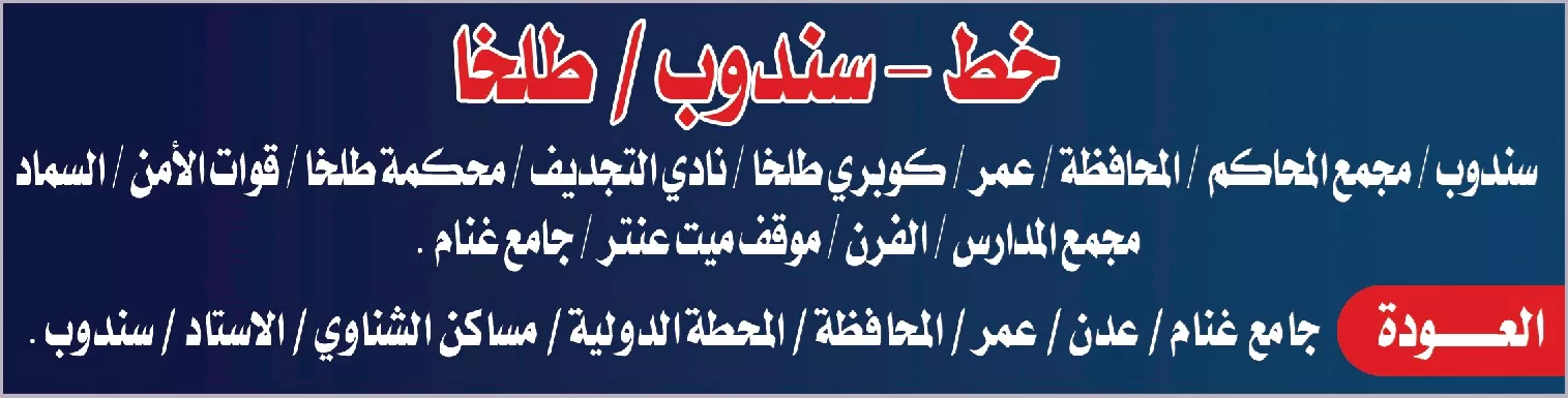 استحداث خطوط سرفيس جديدة بمدينة طلخا (1)