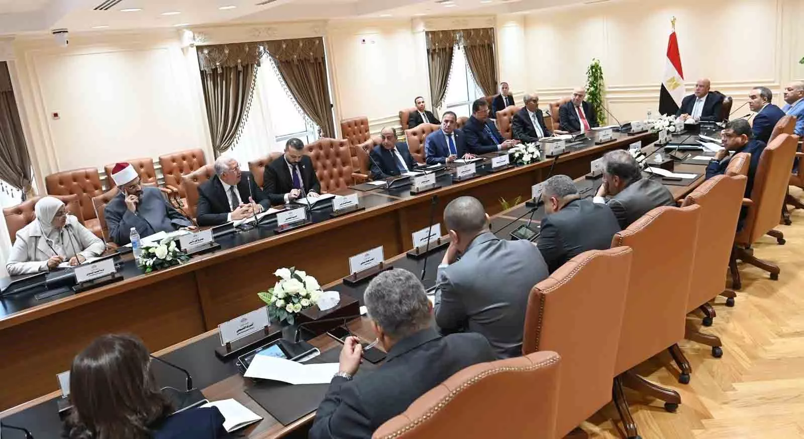 جانب من اجتماع رئيس مجلس النواب مع رؤساء اللجان النوعية (1)