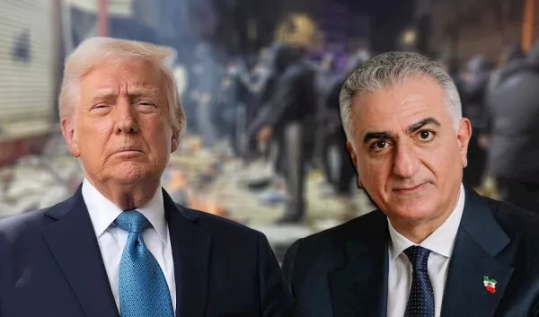 رضا بهلوي وترامب