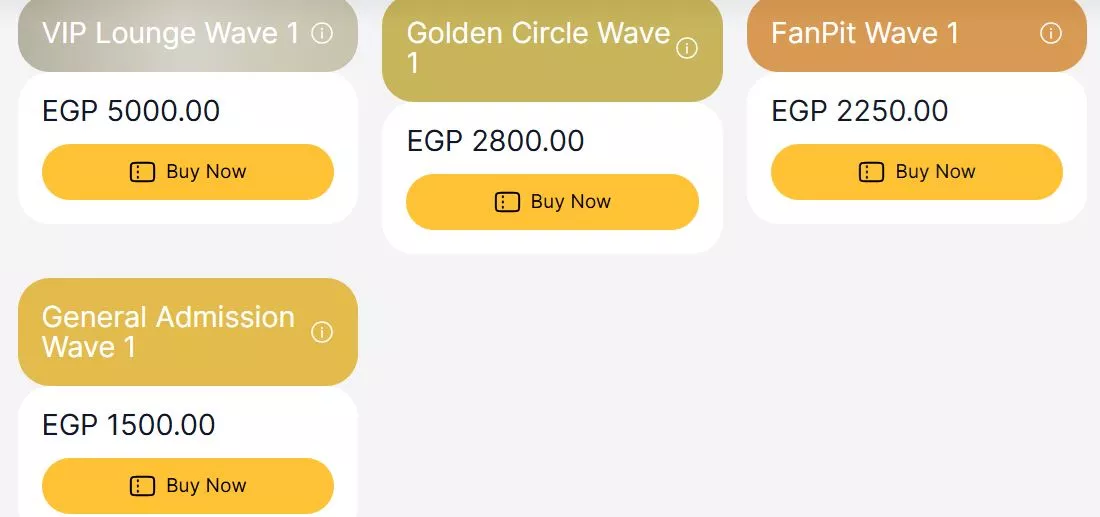 أسعار تذاكر حفل تامر حسني وفرنش مونتانا