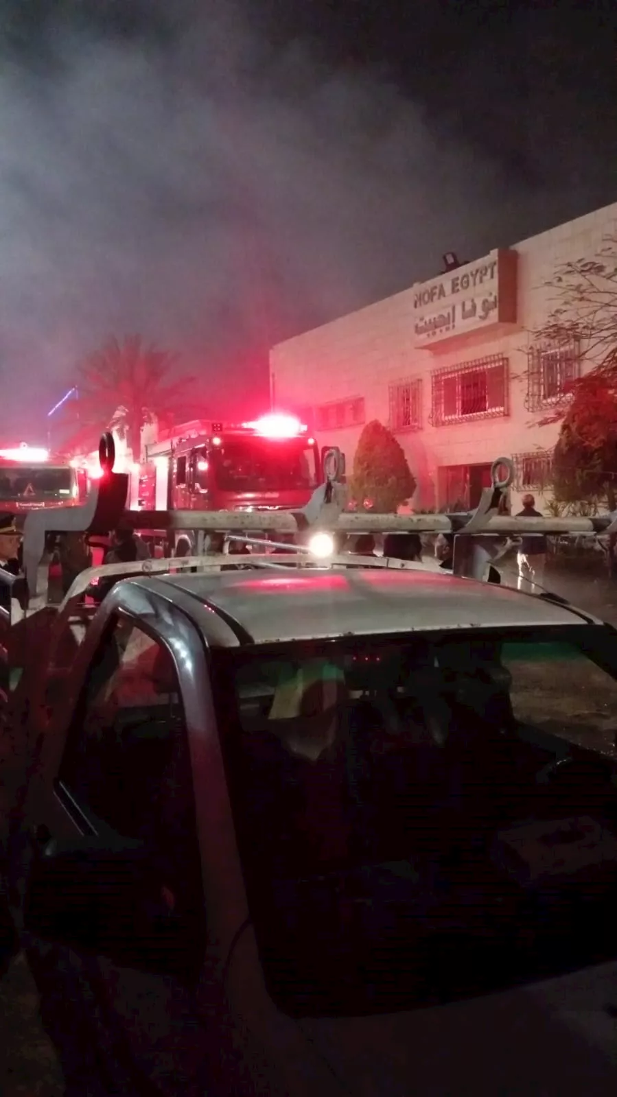 السيطرة على حريق بشركة أخشاب في الإسكندرية ٢