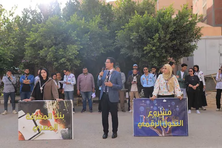 رئيس جامعة بنها يفتتح المهرجان الكشفي الرابع والعشرين للجوالة