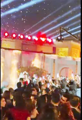 أنغام تحيي حفل زفاف ابنة محمد السعدي