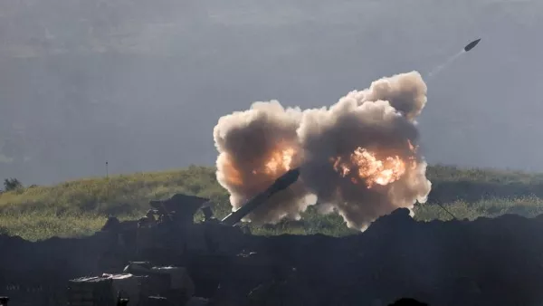 آثار قصف في لبنان