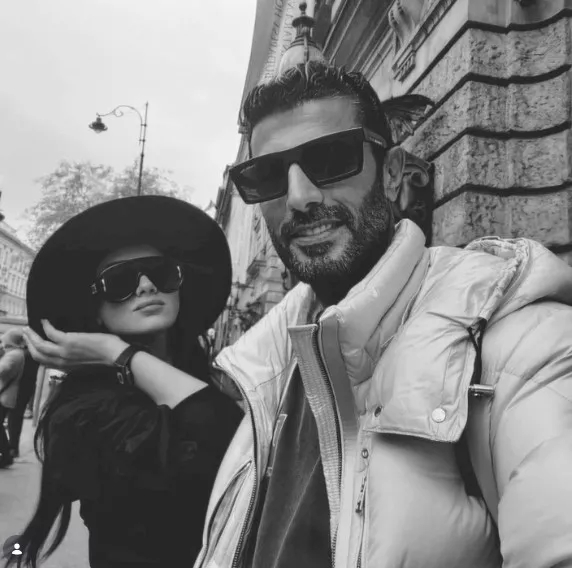 محمد سامي وزوجته مي عمر