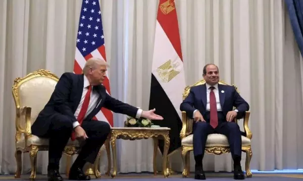 الرئيسي السيسي ودونالد ترامب