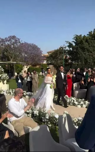 هاني خليفة يحتفل بزفافه على رنا حسانين بحضور نجوم الفن.. صور