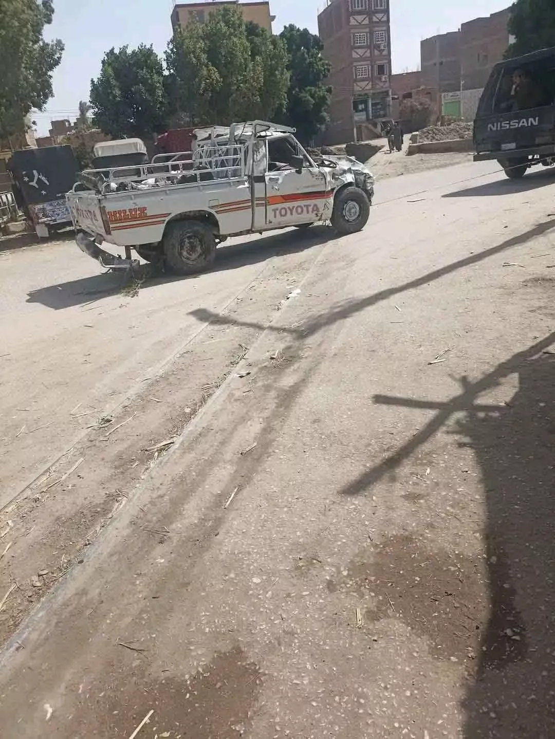 السيارة بعد إخراجها من المياه