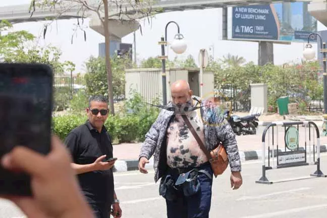 حسن الهلالي في جنازة الراحل عبدالرحمن أبوزهرة (1)