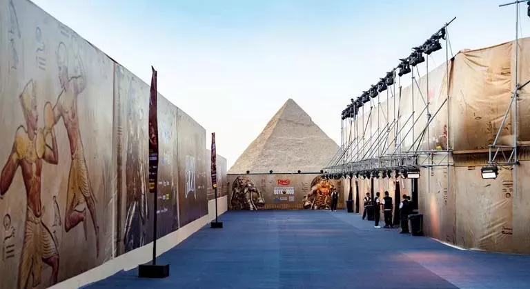 تركي ال الشيخ في نزال أهرامات الجيزة