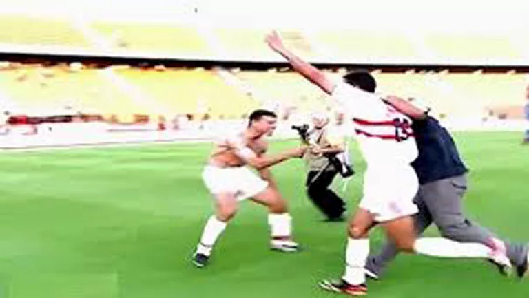 احتفال الزمالك بدوري 2003