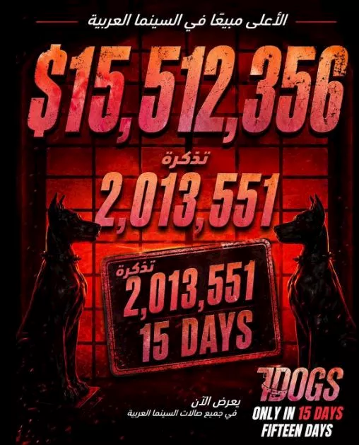 إيرادات فيلم 7DOGS