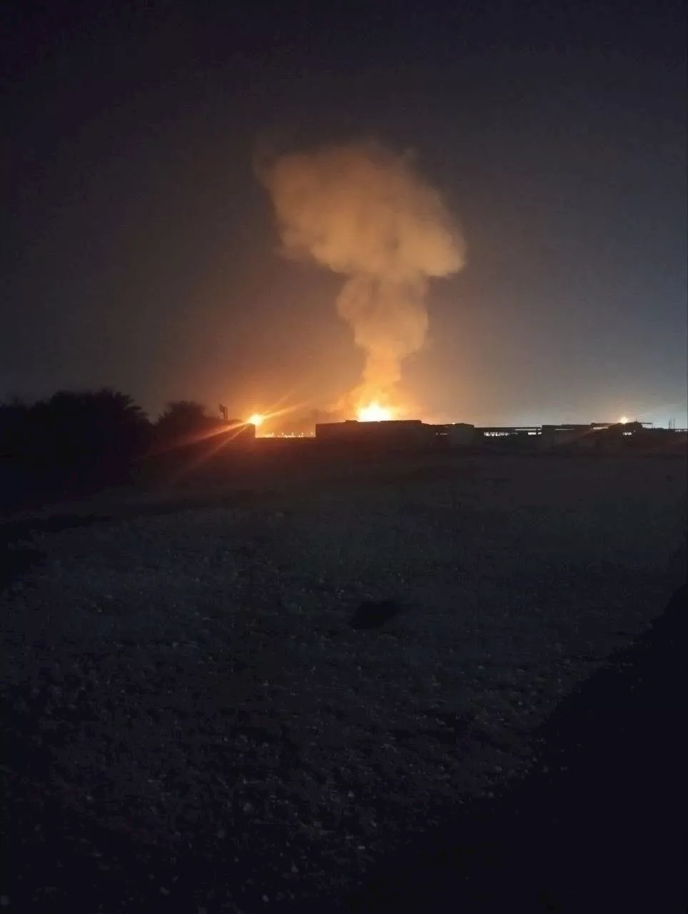 انفجار مصنع في قطر