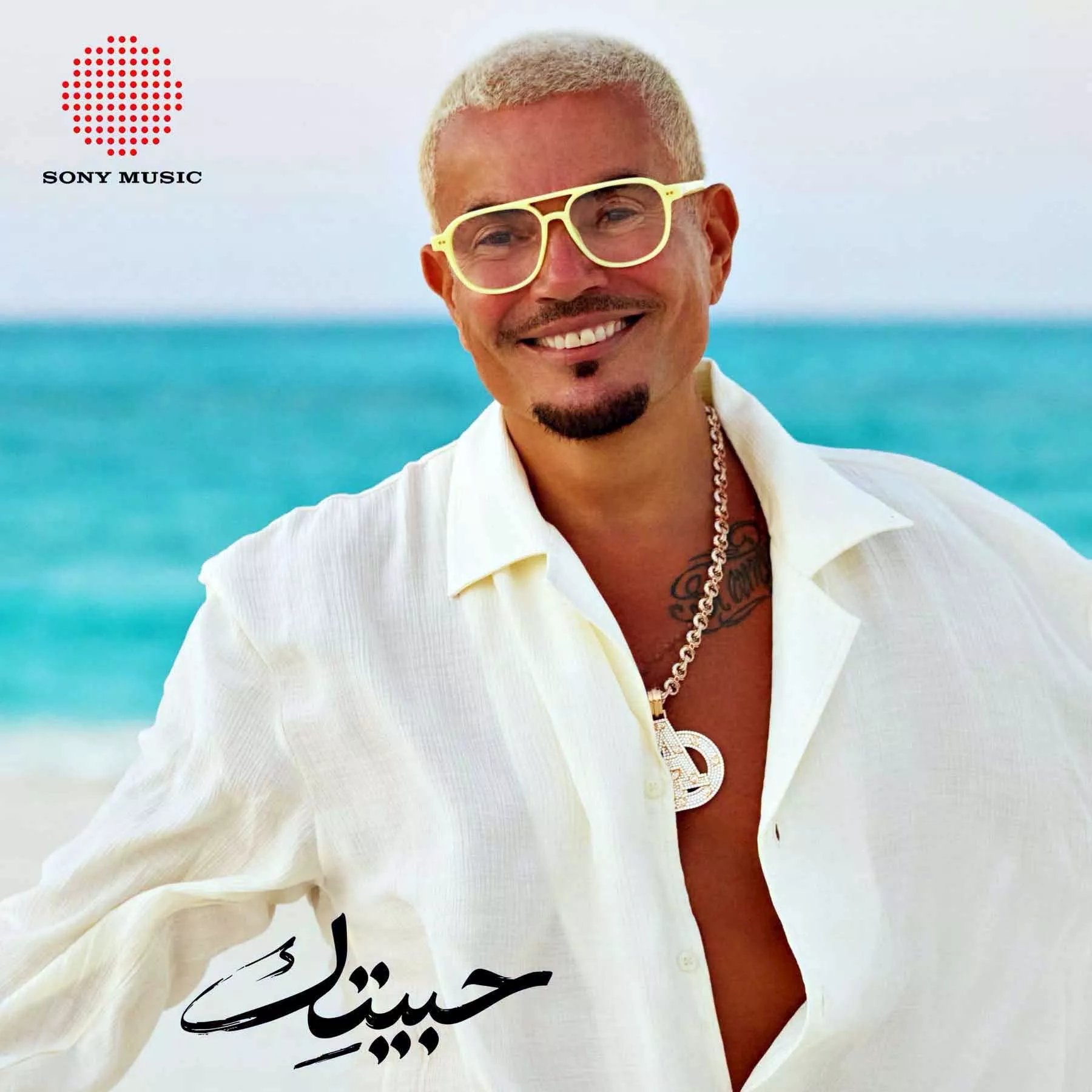 بوستر عمرو دياب البوم حبيتك