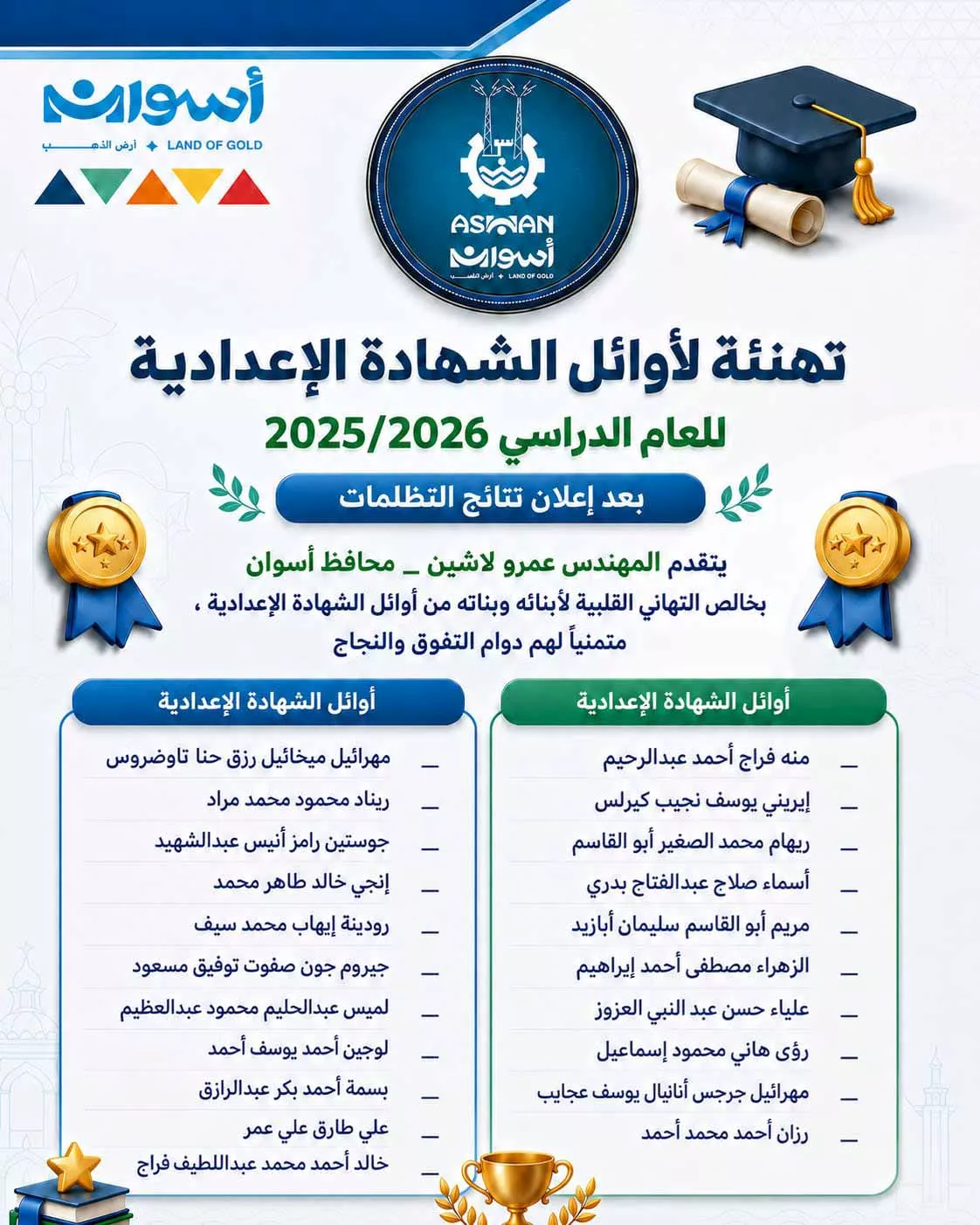 أوائلالشهادة-الاعدادية-فى-أسوان