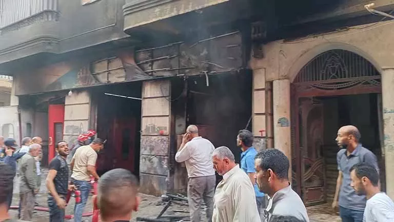 حريق فرن دوكو بدمنهور