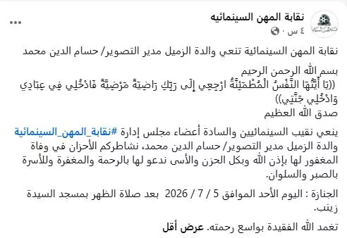 نقابة المهن السينمائية