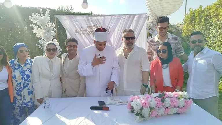 صور من عقد قران جيهان صبحي خليل