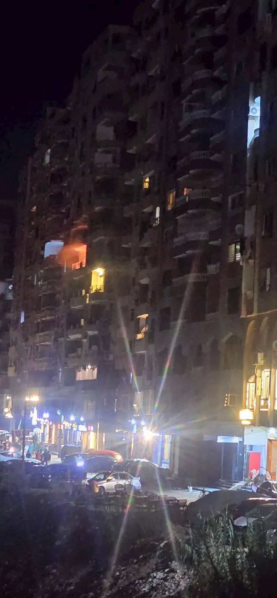 حريق داخل شقة بمنطقة الفلل في بنها (1)