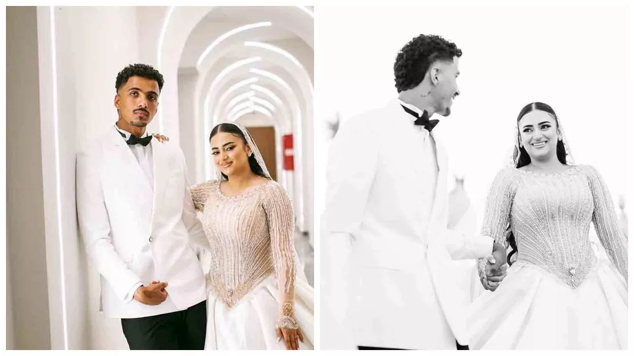حسام عبد المجيد يشارك صوراً جديدة من حفل زفافه