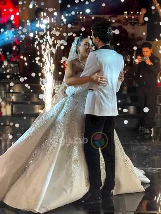 رقص ورومانسية.. 20 صورة من حفل زفاف نجل سعد الصغير