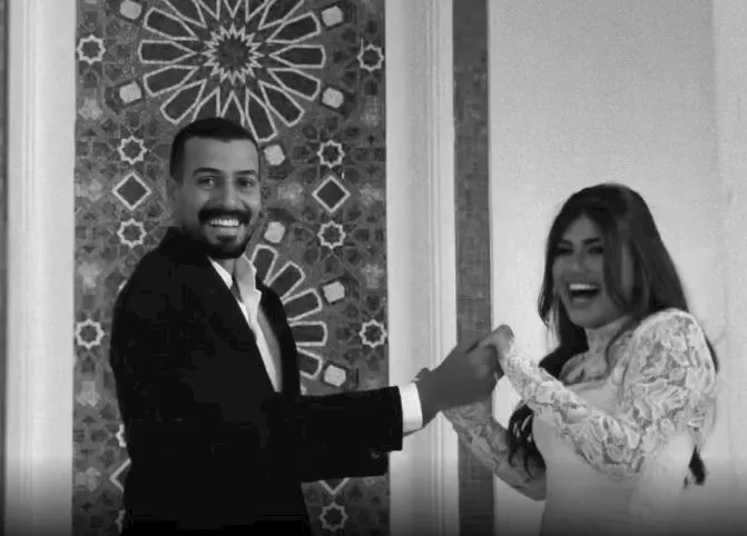 رقص ديانا هشام مع زوجها (2)