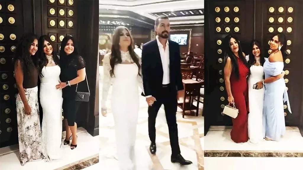 ديانا هشام تحتفل بعقد قرانها