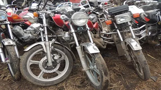 ضبط دراجات نارية                                  