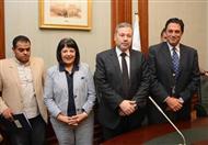 محافظ الاسكندرية ووزير التعليم و وزير الدولة للتطو