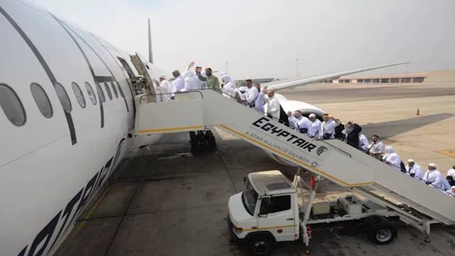 أرشيفية - مصر للطيران تنقل الحجاج                 