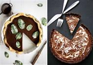 فطيرة بحشوة المربى أو الشيكولاتة