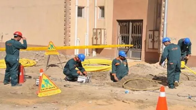 توصيل الغاز للمدن الجديدة                         