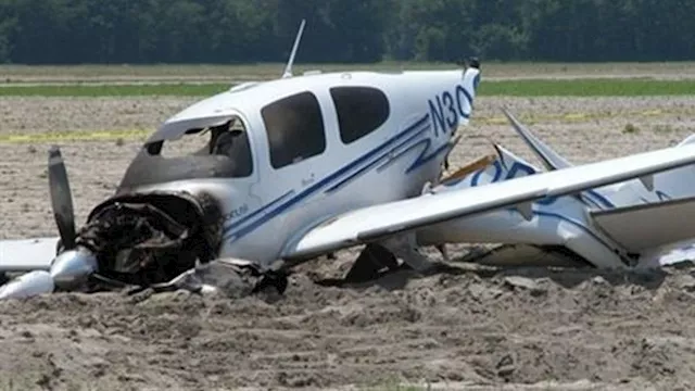 تحطم طائرة أمريكية                                