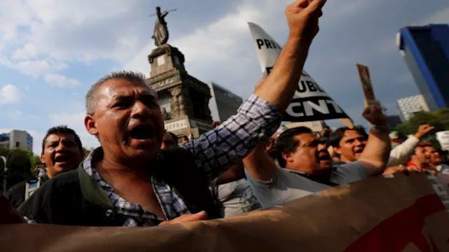 احتجاجات بالمكسيك- أرشيفية                        