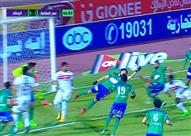 لمسة يد مدافع المقاصة