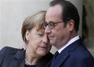 ميركل وأولاند