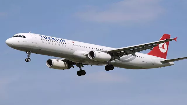 طائرة تابعة للخطوط التركية                        