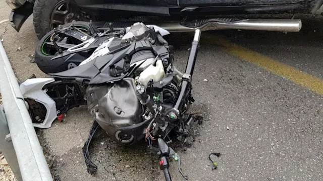 حادث دراجة نارية