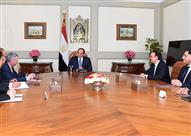 السيسي يلتقي رئيس شركة فيزا العالمية