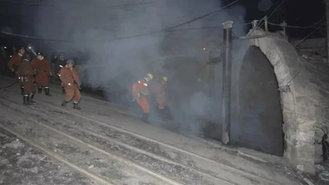 انهيار منجم - صورة ارشيفية