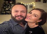 مكسيم خليل وزوجته