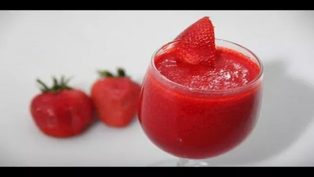 عصير الفراولة