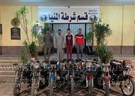 سقوط عصابة لسرقة الدراجات النارية