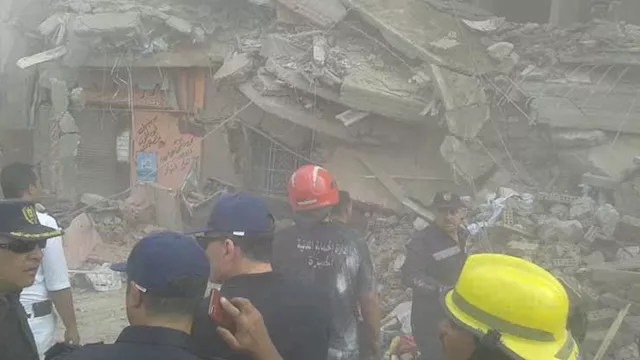 انهيار عقار إمبابة