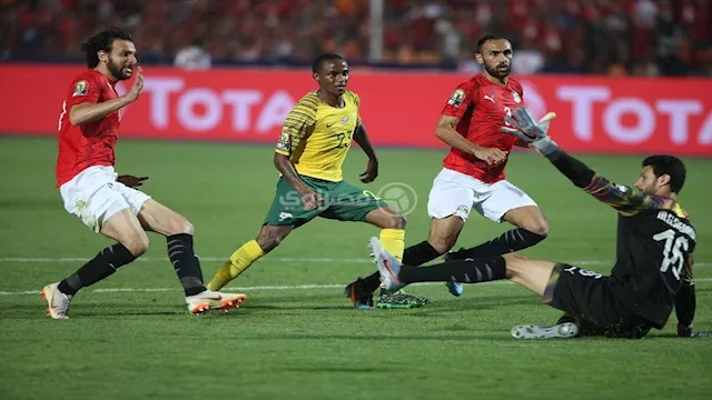 صورة أرشيفية لمباراة مصر وجنوب أفريقيا