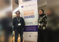 أحمد الليثي ومها صلاح الدين الصحفيان بموقع مصراوي