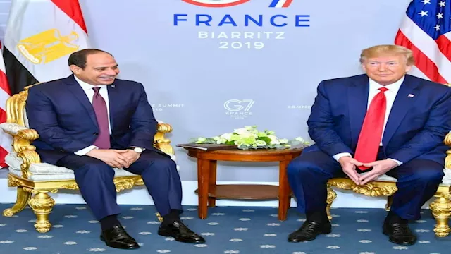 لقاء السيسي وترامب